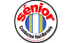 Sticker autocollant conducteur Sénior Blason Haut-Marnais