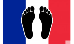 Pieds noirs drapeau Français