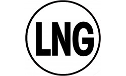 LNG - 15x15cm - Sticker/autocollant