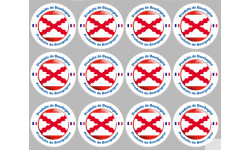 Série Produits bourguignon (12 stickers 5x5cm) Sticker/autocollant